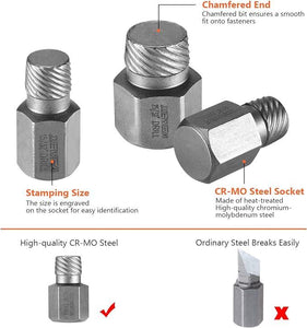 25Pcs Screw Extractor Set Multi