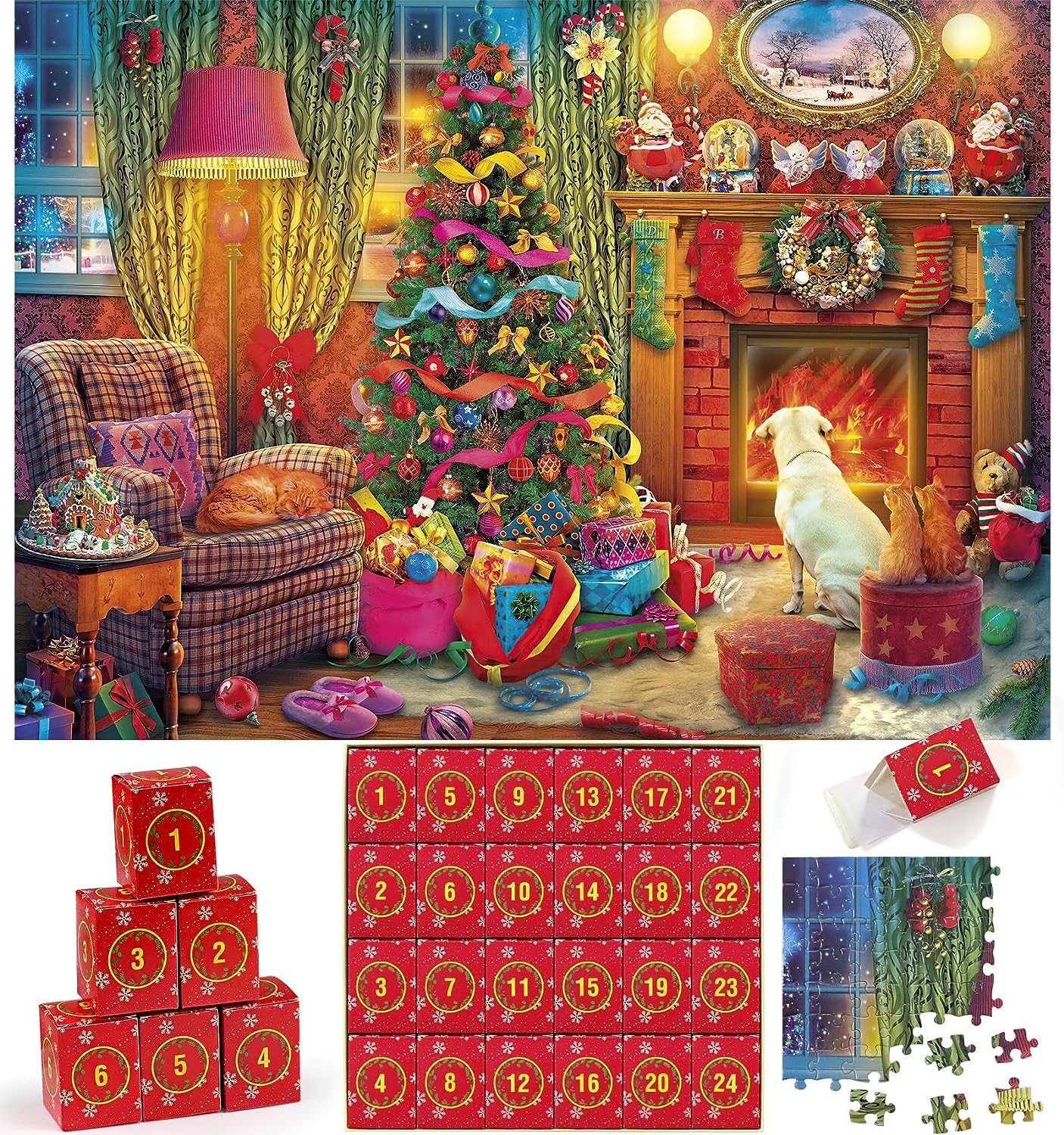 Advent Calendar 2023 Christmas Jigsaw Puzzles