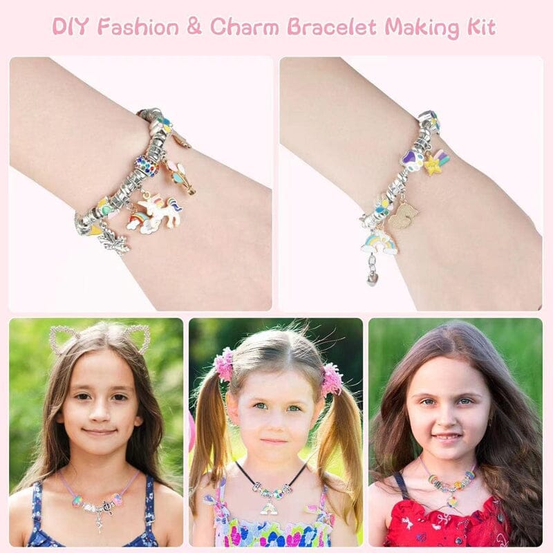 DIY Girls Charm Bracelet Making Kit