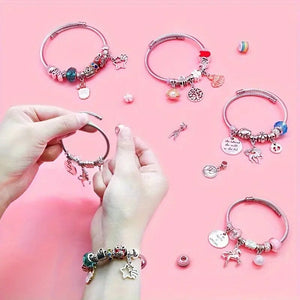 DIY Girls Charm Bracelet Making Kit