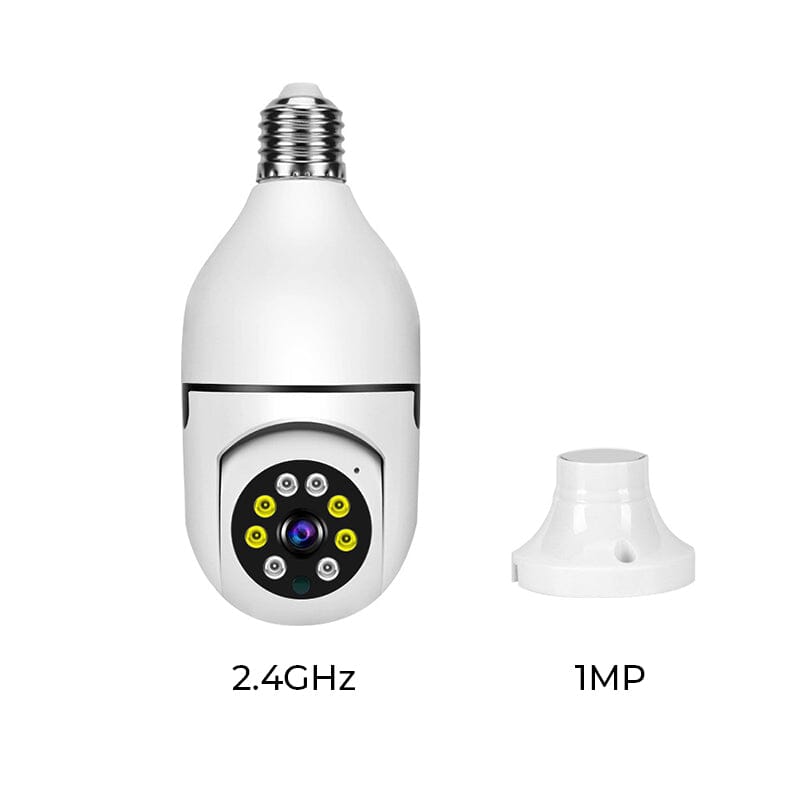 Wireless WiFi Light Bulb Security Camera