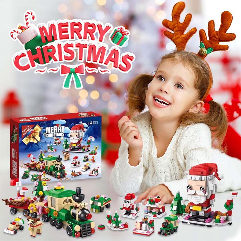 50% OFF--Early Christmas sale🎅2024 Christmas Building Blocks Gift Box