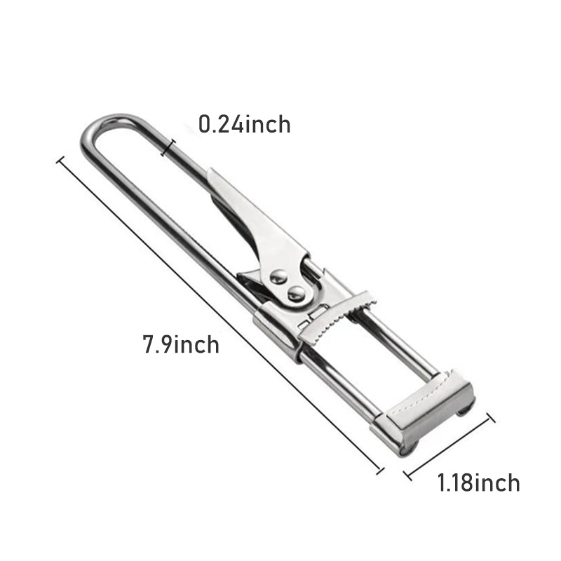Ailsion Can Opener, Ailsion Portable Adjustable Stainless Steel Can Opener,  Ailsion Adjustable Stainless Steel Can/Jar/Bottle Opener Kitchen