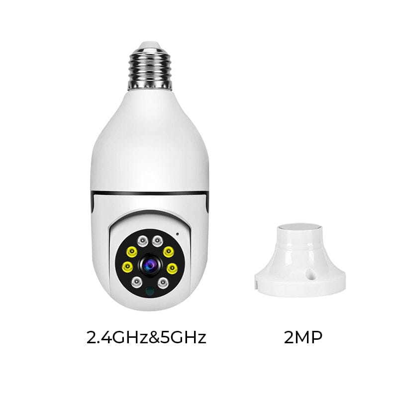 Wireless WiFi Light Bulb Security Camera