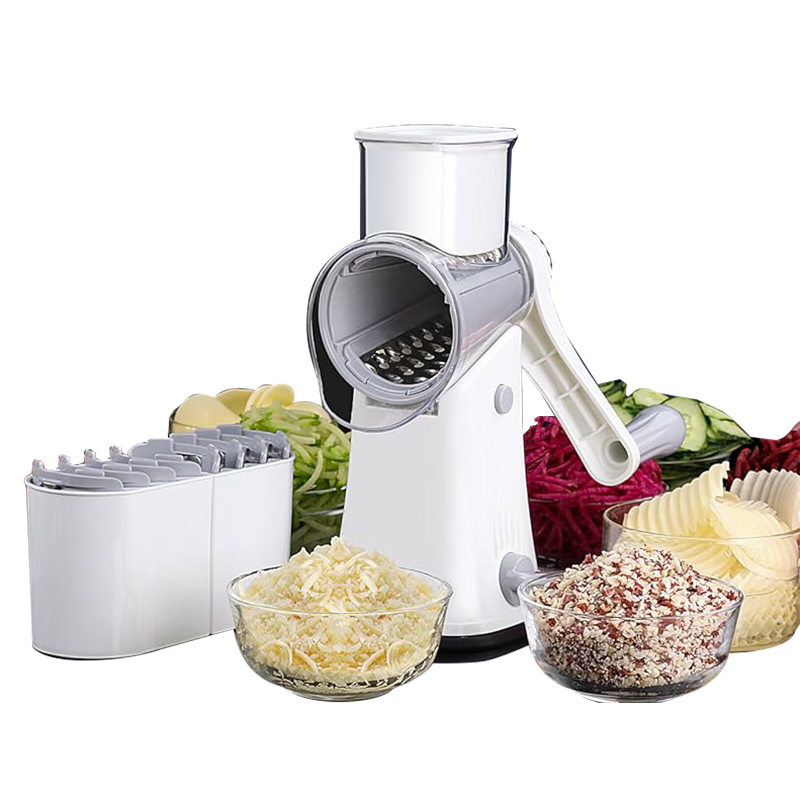 5-in-1 Rotating Cheese Grater and Shredder