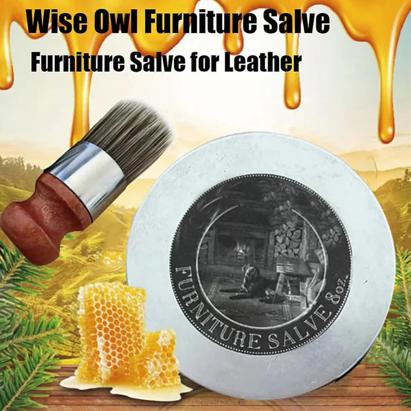 Multifunctional Wise Owl Furniture Salve & Brush