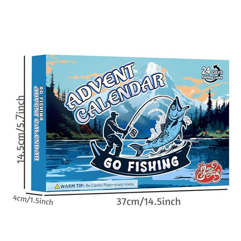 Presale>>24 Days Christmas Countdown Fish Tackle Set