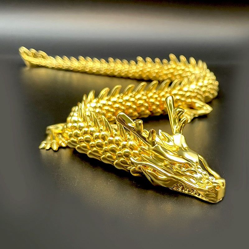 🐉💸Gold Dragon with Movable Joints