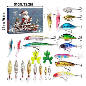 Presale>>24 Days Christmas Countdown Fish Tackle Set