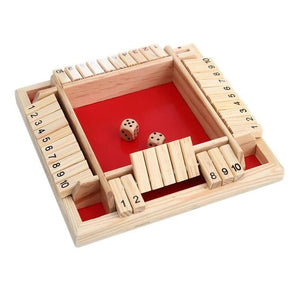 Shut The Box Game - Fun Table Math Game for Adults & Kids