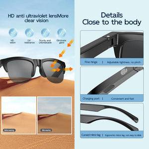 2024 Upgraded Bluetooth Smart Sunglasses