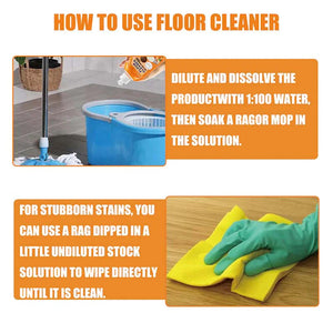 New Powerful Decontamination Floor Cleaner