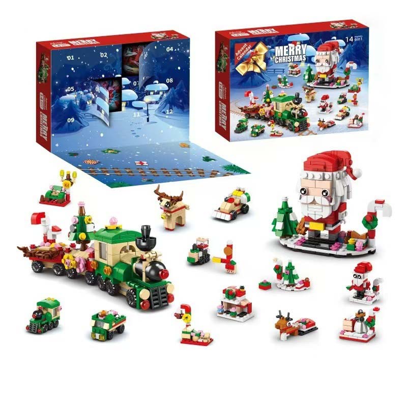 50% OFF--Early Christmas sale🎅2024 Christmas Building Blocks Gift Box