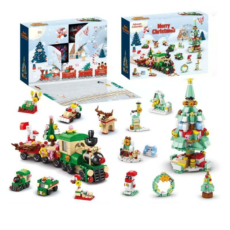 50% OFF--Early Christmas sale🎅2024 Christmas Building Blocks Gift Box