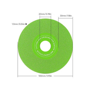 Rock slab grinding disc