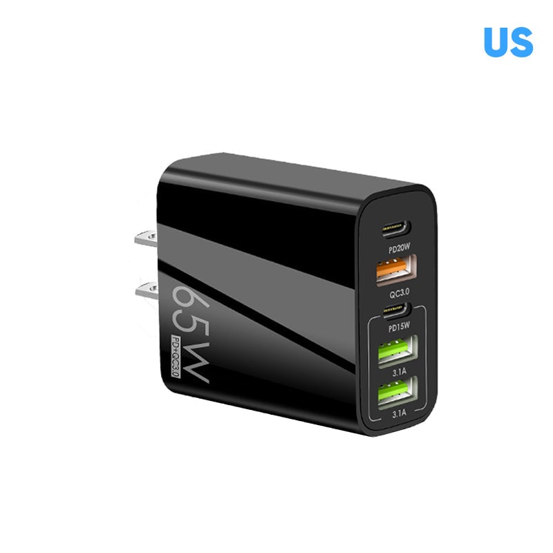 Multi Port Adaptor 65W Fast Charger - US Standard