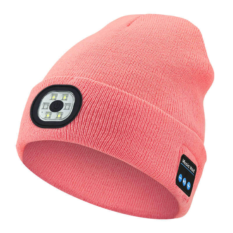 LED Bluetooth Beanie with Detachable Speakers