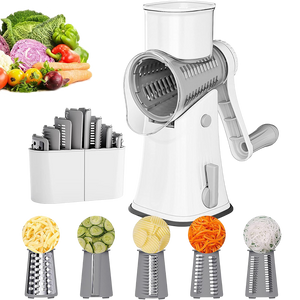 5-in-1 Rotating Cheese Grater and Shredder