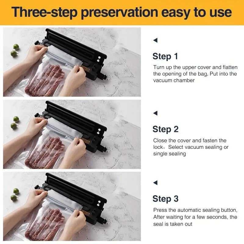 New Food Saver Vacuum Sealer Machine