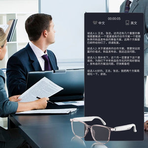 Smart simultaneous interpretation glasses and headphones