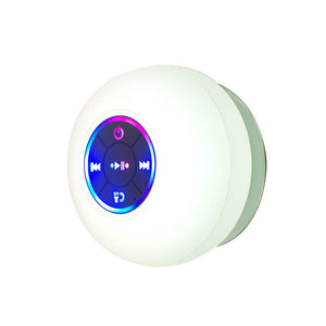 Mini Bluetooth Shower Speaker With Led Light