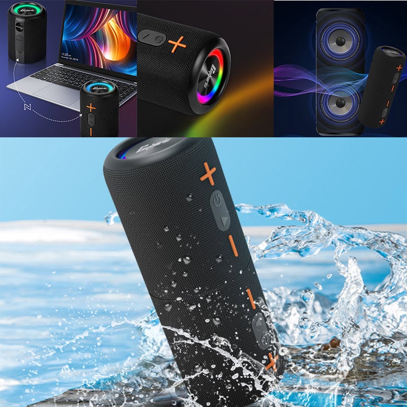 Split Bluetooth Speaker – Dazzling Colorful Subwoofer