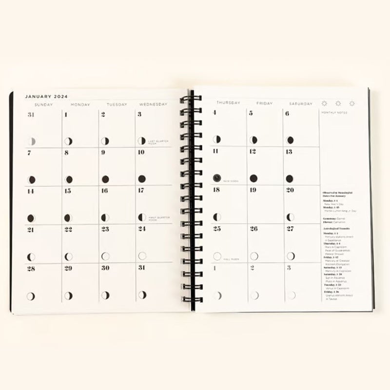 2025 Many Moons Lunar Planner