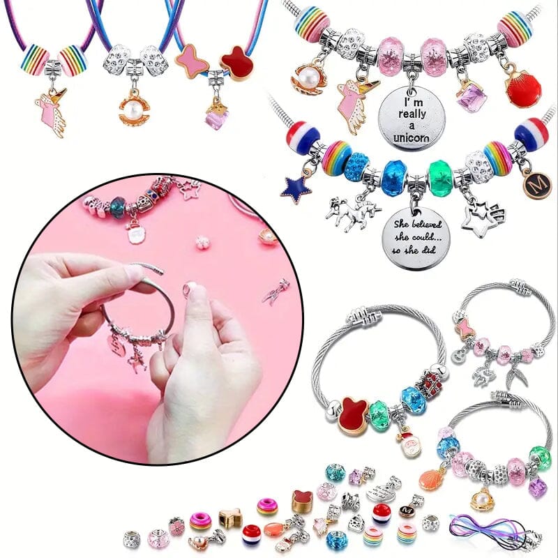 DIY Girls Charm Bracelet Making Kit