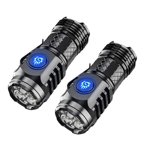 Portable Three-eyed Monster Mini Flashlight