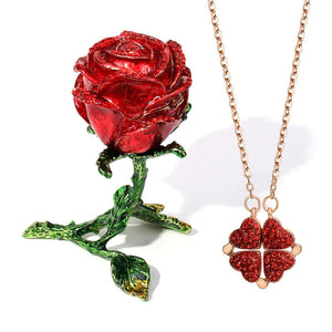 [Valentine's Day Sale] Four Leaf Heart Shape Lucky Necklace