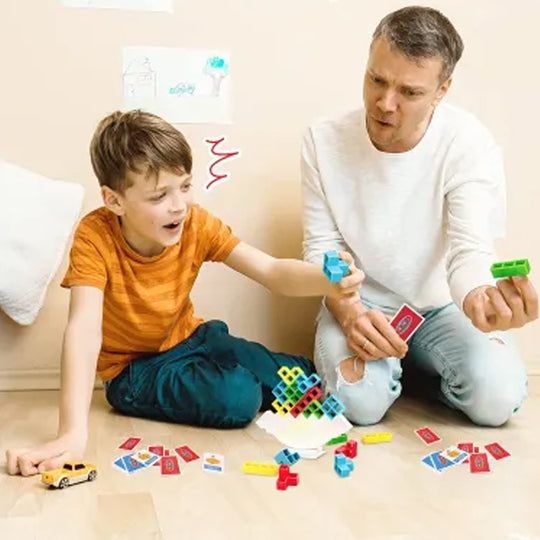 🔥👨‍👩‍👧‍👦Swing Stack High Child Balance Toy