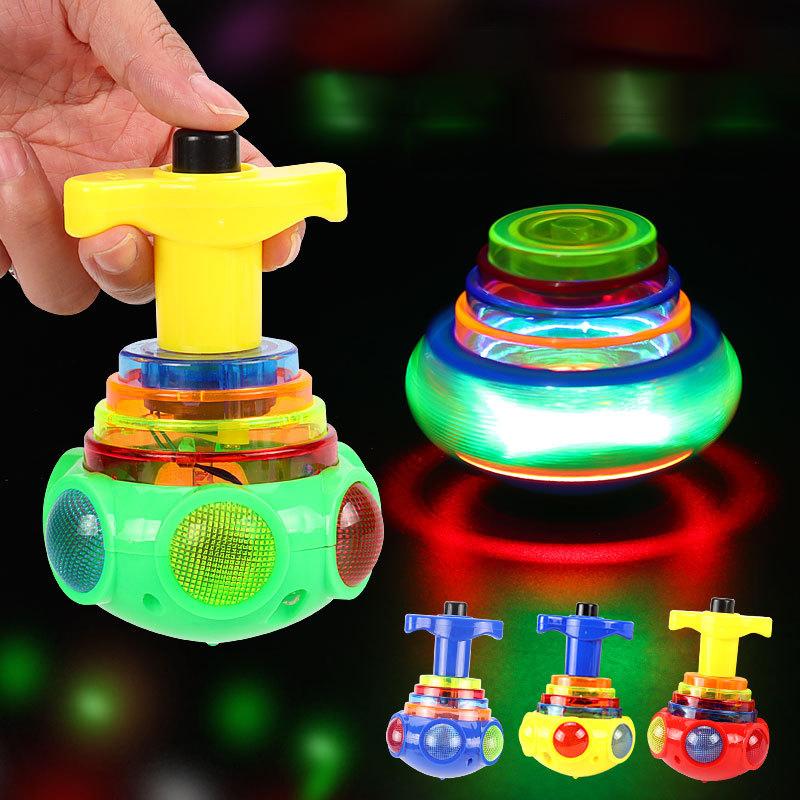 Music Flashing Spinners Toy with Launcher🎁