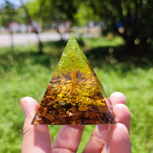 Crystal Pyramid Decoration