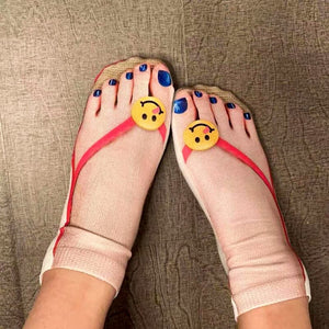 Manicure Print Socks