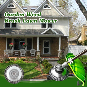 ALREMO Weeder Plate Brush Cutter Head, Lawn Mower Tool,Weeding Tray Lawn Mower  Accessories,Lawn Weeder Trimmer Brush Replacement Parts : :  Garden