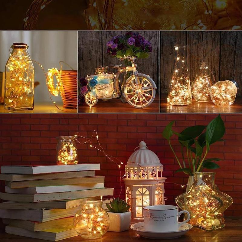 LED bottle light cork night light DIY deco gift