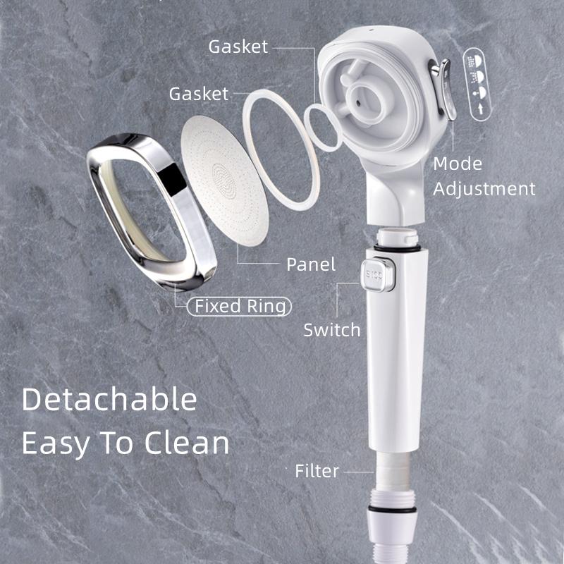 ✨50% Off Now✨4-mode Handheld Pressurized Shower Head with Pause Switch