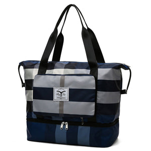 Large Capacity Plaid Travel Bag