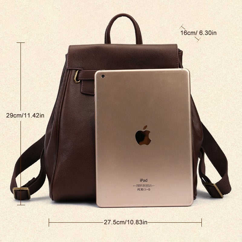 Fashion Leather Travel Backpack