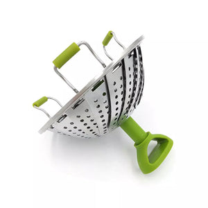 🍱Flower-shaped Steel Folding Steamer