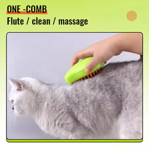 Spray floating hair comb