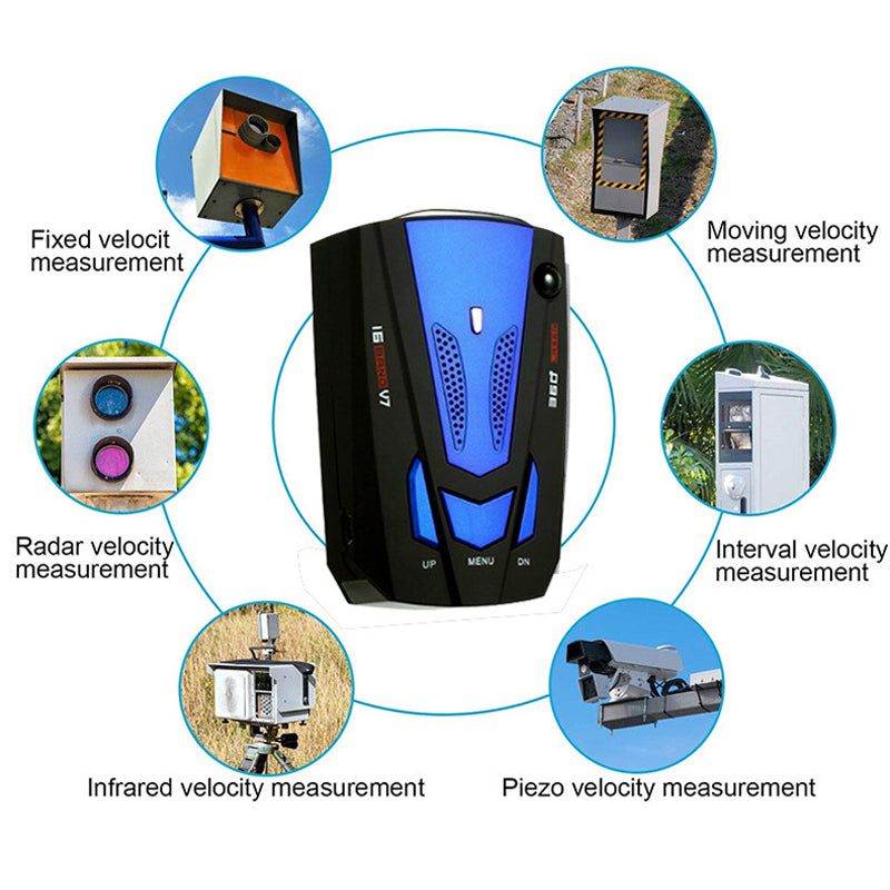 Vehicle early warning lidar flow speed detector