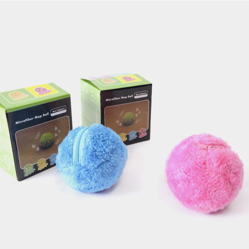 Pet Electric Ball Toy Set with Plush Cover（With a four-color outer sheath）