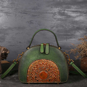 Leather Embossed Vintage Bags