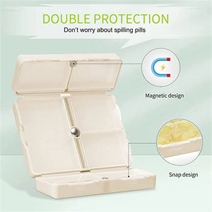 Foldable Carry-on 7 Compartment Pill Box