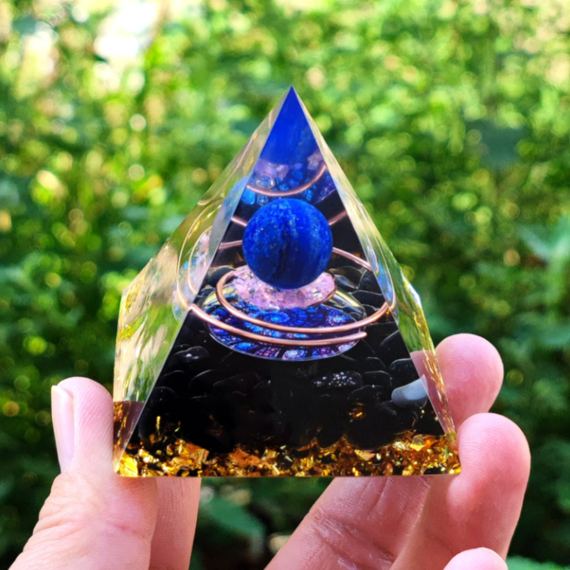 Crystal Pyramid Decoration