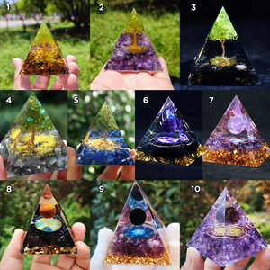 Crystal Pyramid Decoration