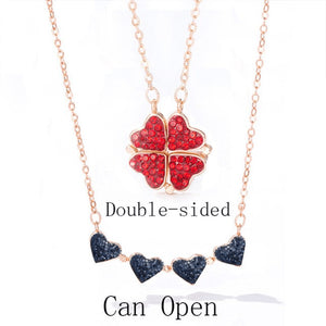 [Valentine's Day Sale] Four Leaf Heart Shape Lucky Necklace