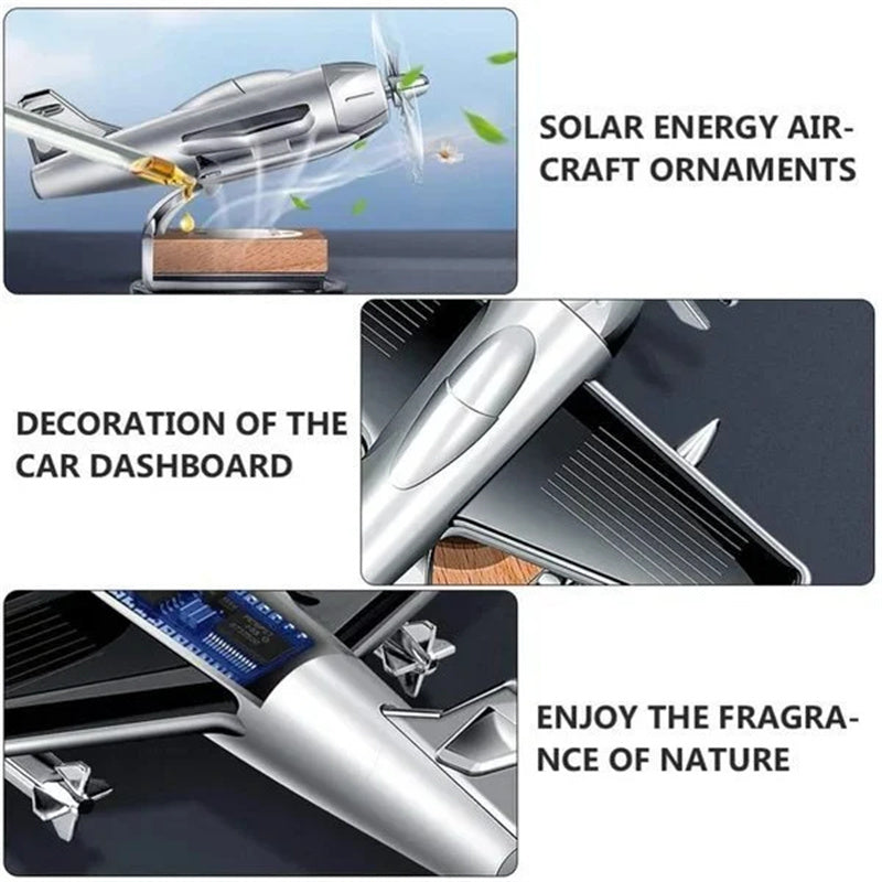 Solar Airplane Car Aromatherapy