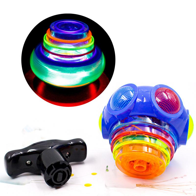 Music Flashing Spinners Toy with Launcher🎁